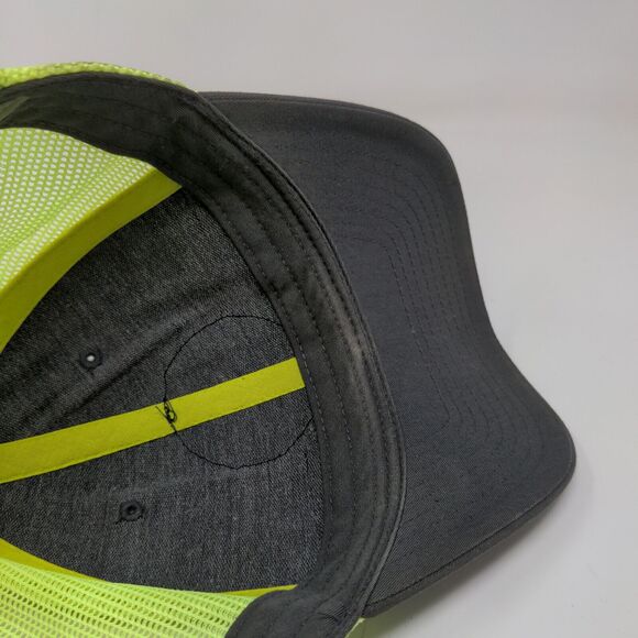 Goose Island Beer Co Mens Meshback Snapback Hat Gray Yellow Embroidered Logo - Picture 12 of 13